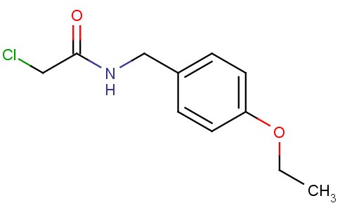 Acetamide, 2-chloro-N-[(4-ethoxyphenyl)methyl]-